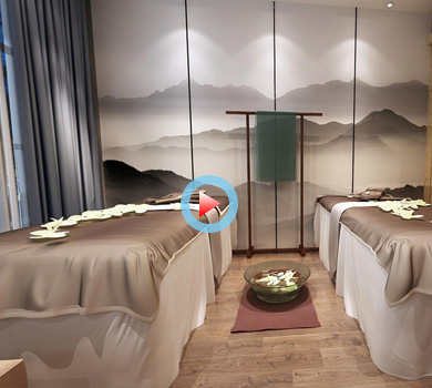 美丽妆缘美容院360全景效果图案例展示